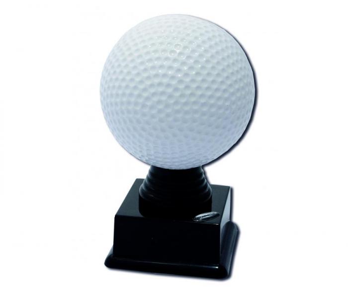 F1332 Soška golfový míček bílý - Kliknutím zobrazíte detail obrázku.