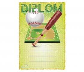 DB02b Diplom baseball ZDARMA