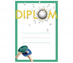 DS05b Diplom stolní tenis ZDARMA