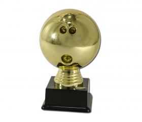 F1333 Soška bowlingová koule zlatá