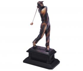 Ft185 Soška golfista bronzový