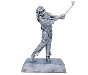 Ft189 Soška golfistka stříbrná