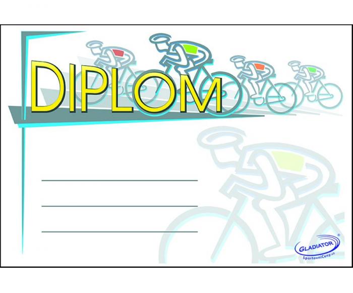DC03a Diplom cyklistika ZDARMA - Kliknutím zobrazíte detail obrázku.