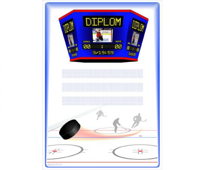 DH03c Diplom hokej - Kliknutím zobrazíte detail obrázku.