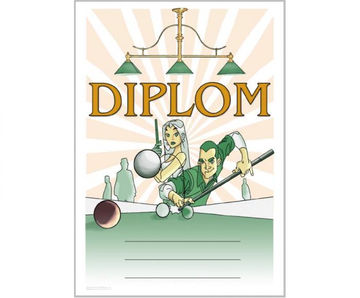 DK08a Diplom kulečník - Kliknutím zobrazíte detail obrázku.