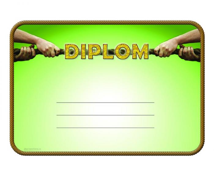 DP04a Diplom přetahování lanem - Kliknutím zobrazíte detail obrázku.