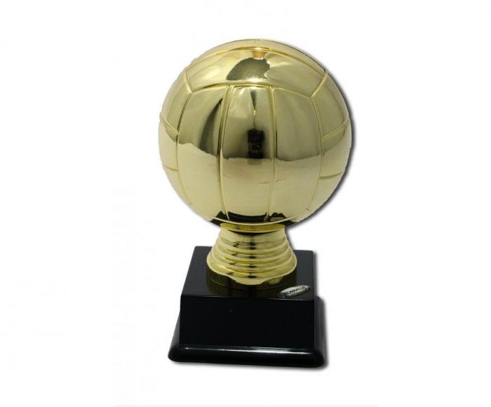 F1336 Soška volejbalový míč zlatý - Kliknutím zobrazíte detail obrázku.
