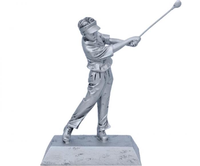 Ft190 Soška golfista stříbrný - Kliknutím zobrazíte detail obrázku.